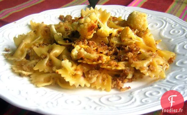 Farfalle Au Chou-Fleur Et Chapelure Grillée