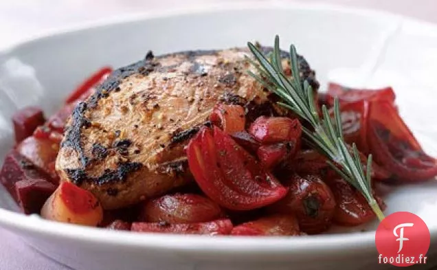 Magrets de Canard Marinés à l'Échalote et Relish de Betterave