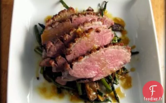 Salade De Légumes Rôtis Au Canard Mandarine Croustillant