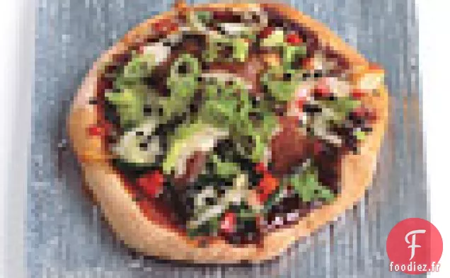 Pizza au Canard avec Hoisin et Oignons verts