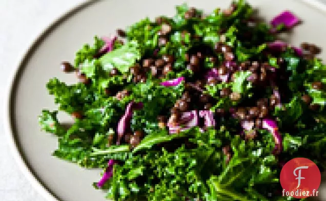 Légumes Verts Mélangés Au Prosciutto De Canard, Coing, Manchego Et Érable-t