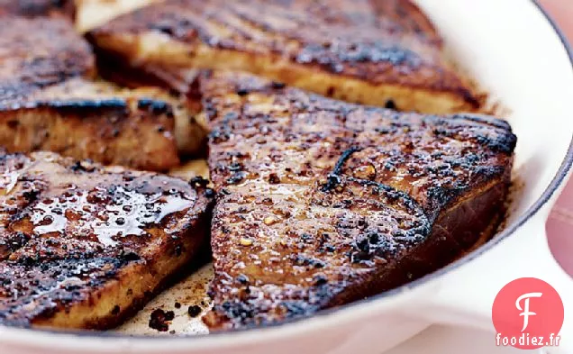 Thon Poivré avec Salade de Pommes de Terre Moulues