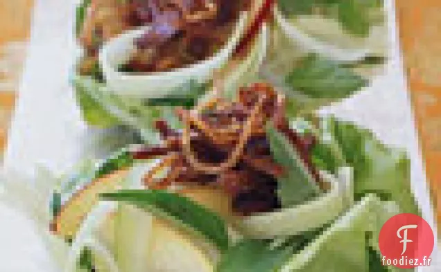 Salade Croustillante de Canard Râpé et de Nouilles