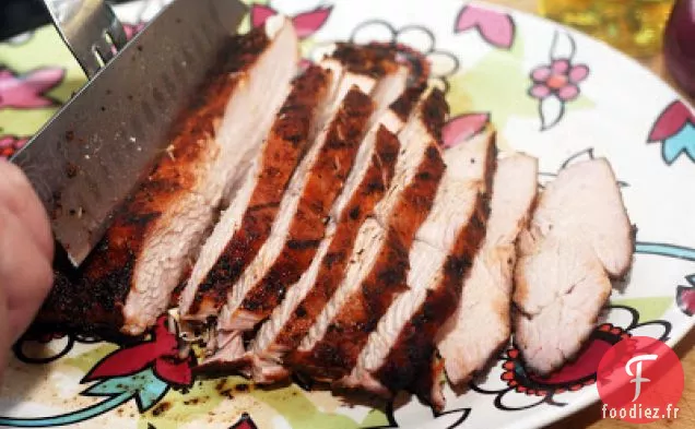 Poitrine de Dinde Grillée Frottée aux Herbes et aux Épices