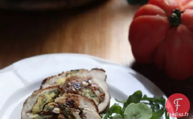 Dinde Rôtie À La Sauge Et Aux Amandes