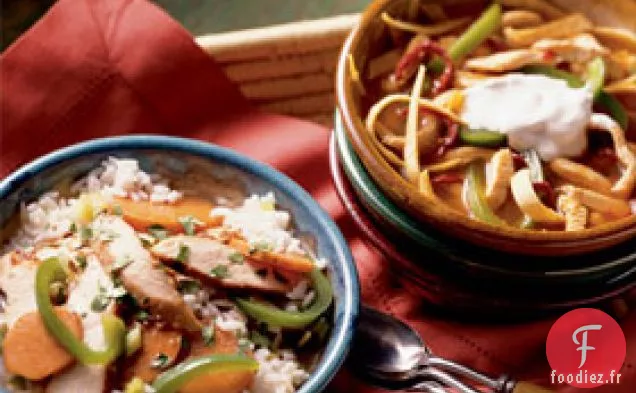 Bols de Chili et de dinde Ancho