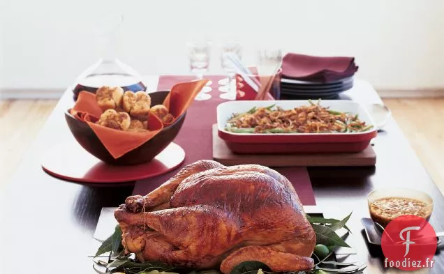 Dinde Glacée à l'Érable avec Sauce Bourbon-Pacanes