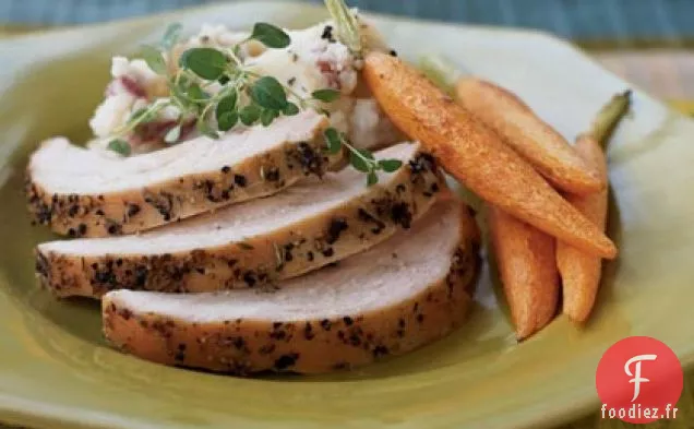 Poitrine de Dinde Saumurée au Miel et au Thym