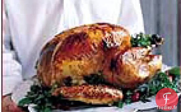 Dinde Rôtie avec Sauce au Bacon et au Cidre
