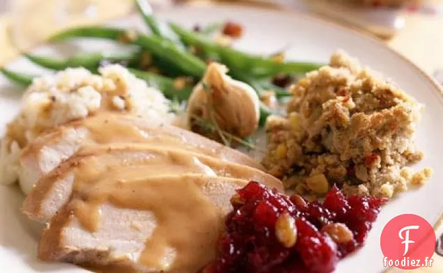 Dinde Rôtie avec Glaçage au Cidre de Pomme