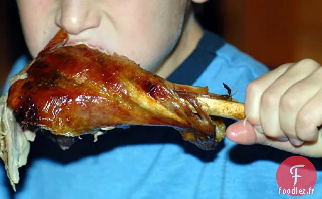 Dinde Rôtie Au Balsamique Avec Farce Aux Pommes