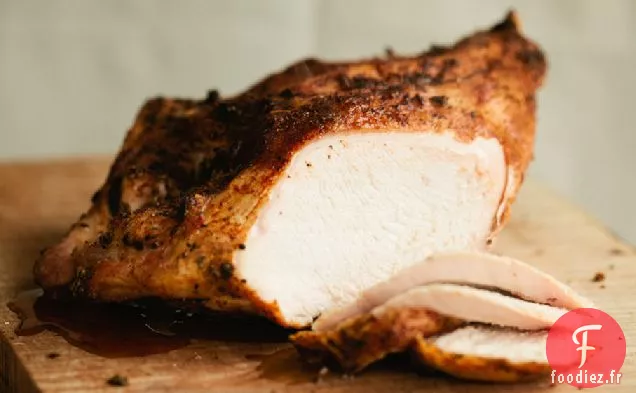 Poitrine De Dinde Rôtie À La Sauge Et Au Cayenne