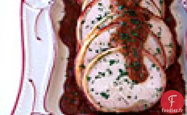 Poitrine de Dinde Enveloppée de Bacon et Taupe de Noisette