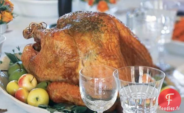 Dinde à l'Érable Saumurée avec Sauce à la Crème