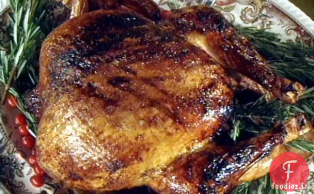 Dinde Grillée à la Grenade - Glaçage au Poivre Noir