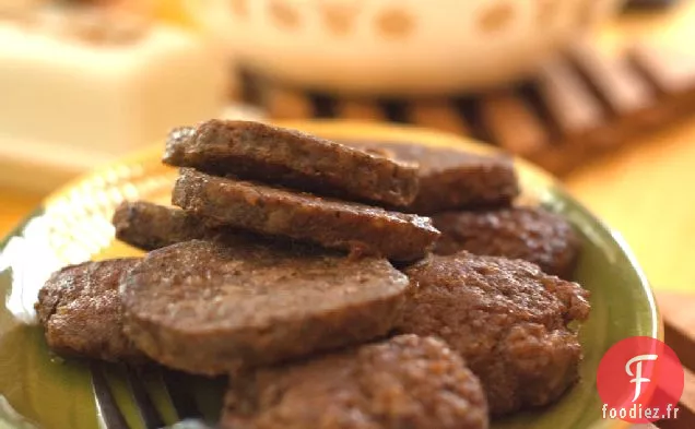 Saucisse De Petit Déjeuner De Veau Et De Dinde