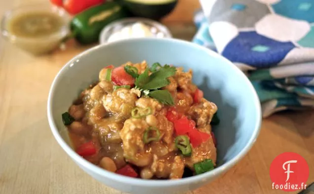 Chili À La Dinde Et Aux Haricots Blancs