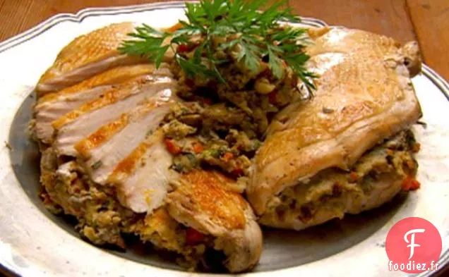 Poitrine de Dinde Farcie aux Huîtres