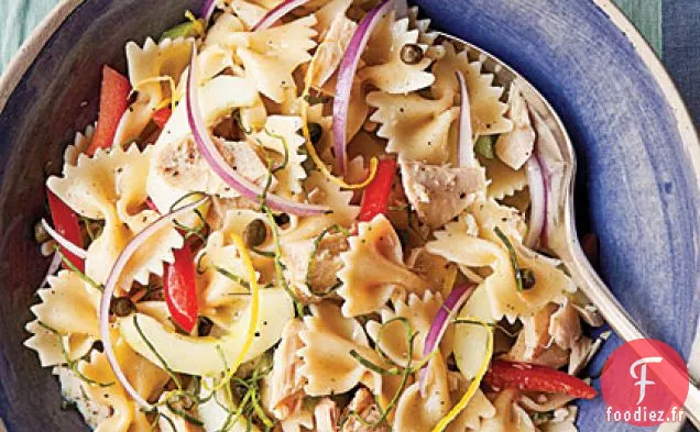 Thon Italien avec Nœuds Papillon, Poivre Noir et Huile d'Olive