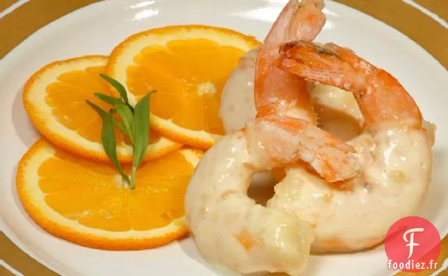 Recette de Crevettes au Grand Marnier