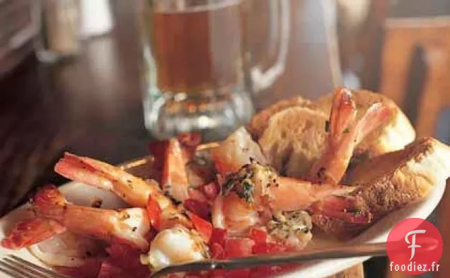 Crevettes au Pernod