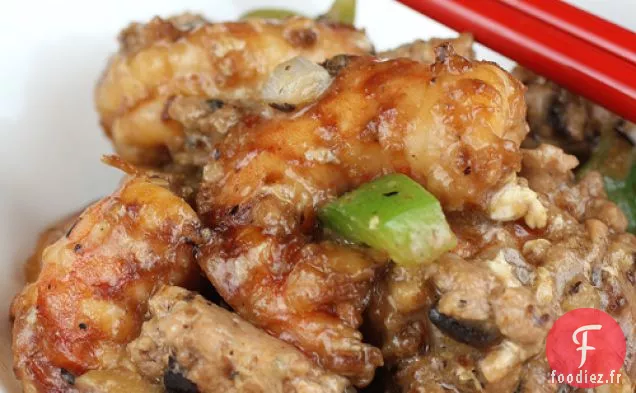 Crevettes Au Porc Et Sauce Aux Haricots Noirs