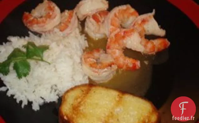 Crevettes au Rhum et Citron Vert