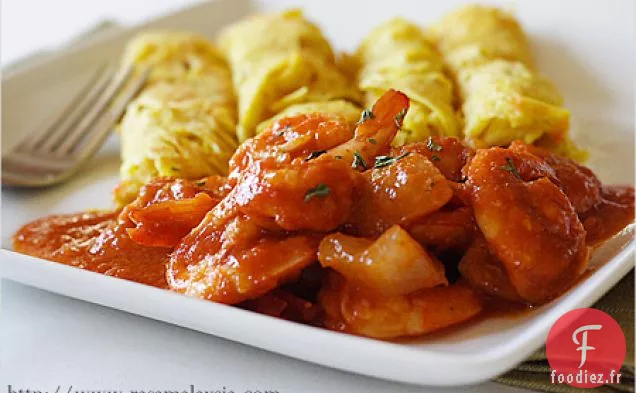 Sambal Udang / Sambal aux crevettes