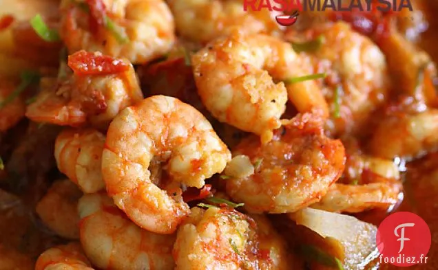 Recette de Sambal Udang (Sambal aux crevettes)
