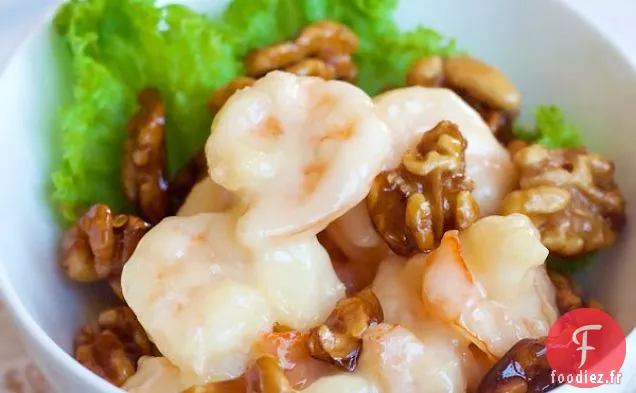 Crevettes aux noix de Miel / Crevettes aux noix (???)