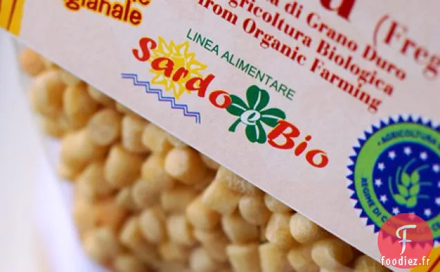 Fregola Sarda Aux Légumes Rôtis Et Crevettes