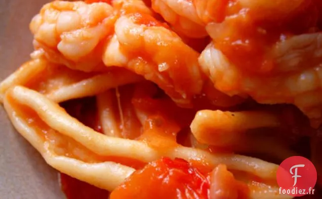 Cortecce Aux Crevettes, Capscium Et Piment