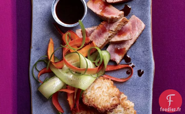 Steaks de Thon Poêlés à la Sauce Soja aux Agrumes