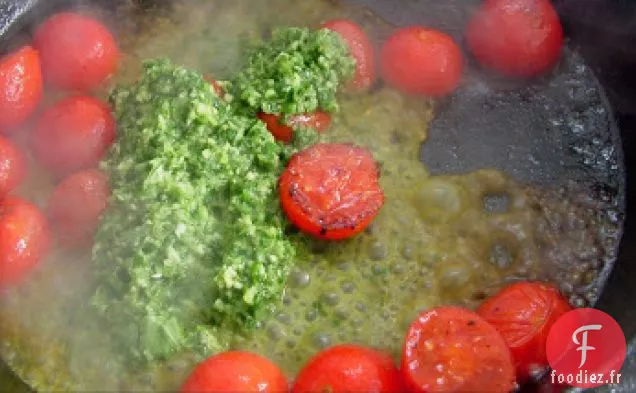 Curry Vert Thaï Aux Tomates, Épinards Et Crevettes