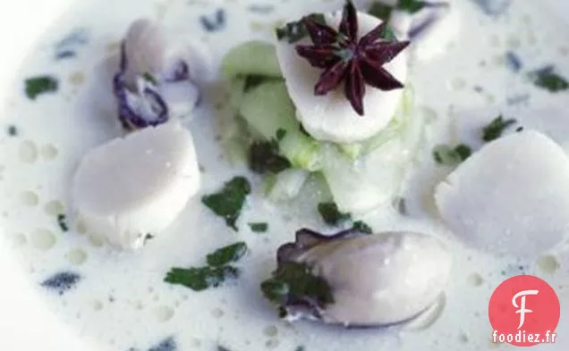 Nage De Légumes Aux Crustacés