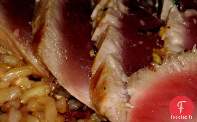 Soupers Simples: Thon Ahi Poêlé au Riz Sauvage