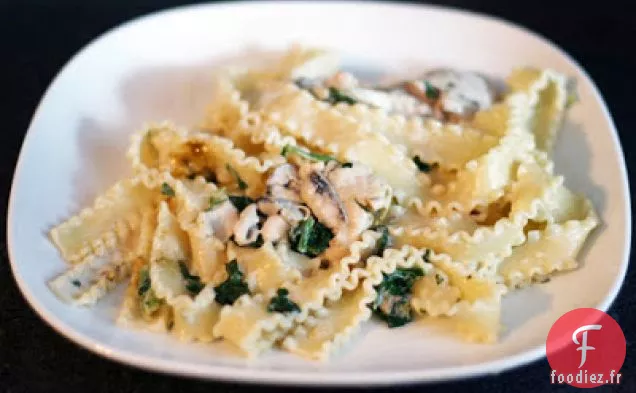 Sauce Crémeuse au Parmesan d'Huîtres et aux épinards