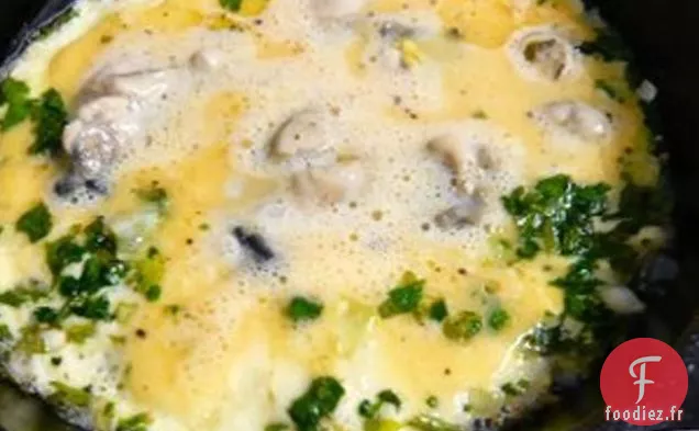Omlet aux huîtres - recette