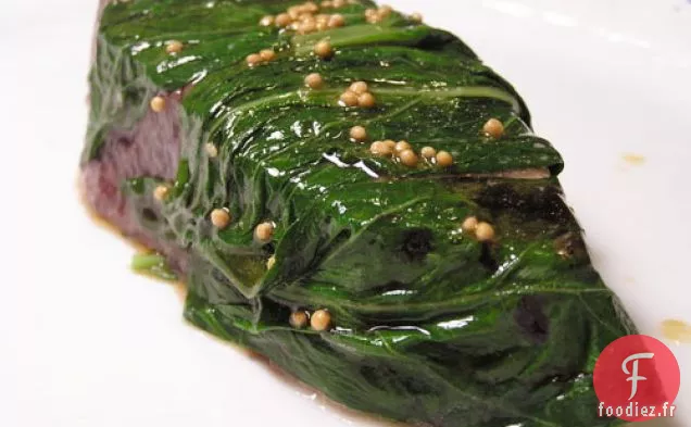 Dîner Ce Soir: Thon Infusé Au Basilic Et Vinaigrette De Soja