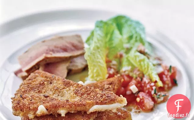 Thon Grillé avec Manchego Frit