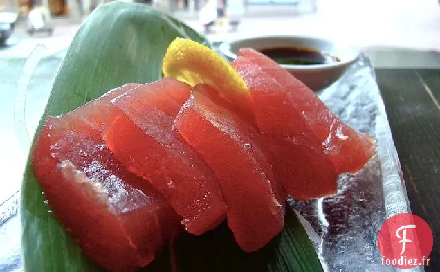 Recette de Sashimi de Thon au Miso de Soja