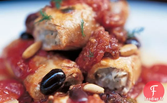 Espadon Farci de Sicile à la Sauce Tomate Cerise
