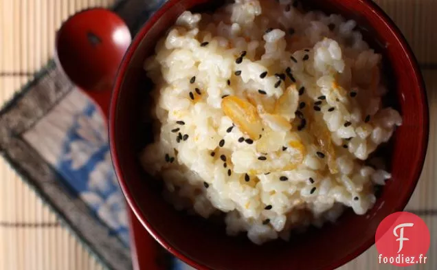 Riz Au Lait Au Yuzu, Vanille Et Saké