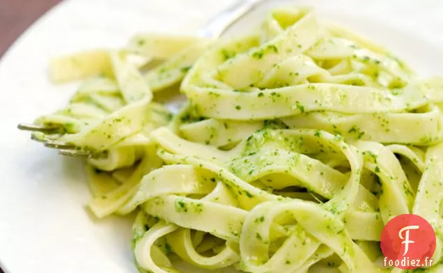 Fettucine Au Pesto Génois