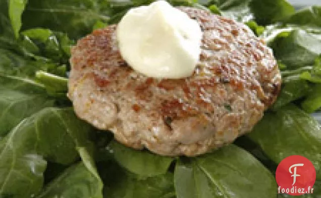Hamburgers Au Thon Avec Mayonnaise Au Wasabi