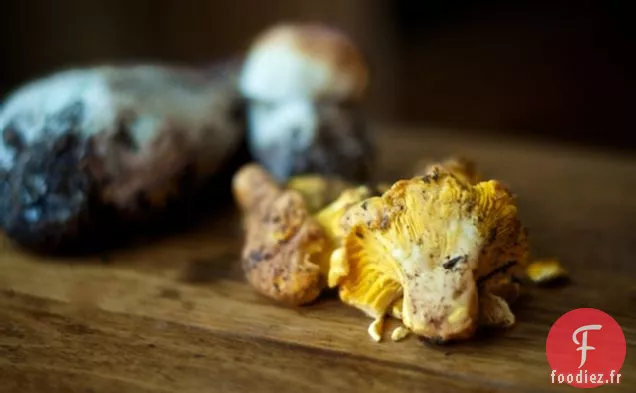 a: beurre de champignons sauvages