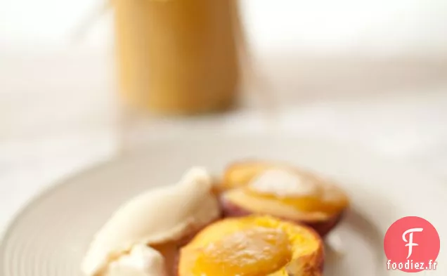 Pêches Grillées Au Beurre Citron
