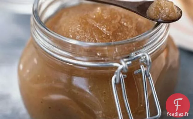 Beurre de Poire à la Cardamome au Gingembre