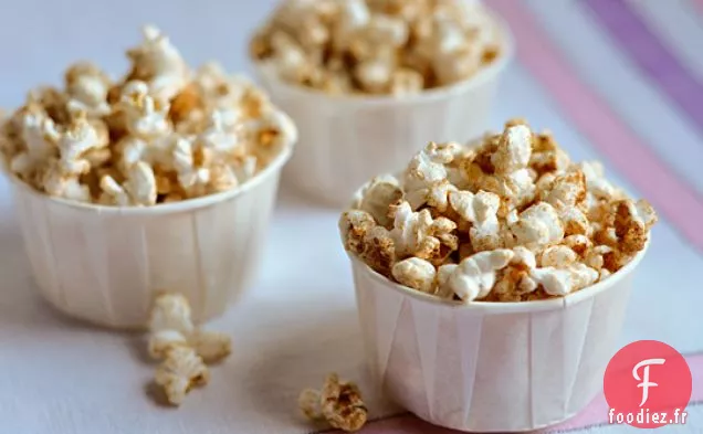 Popcorn épicé au beurre d'érable