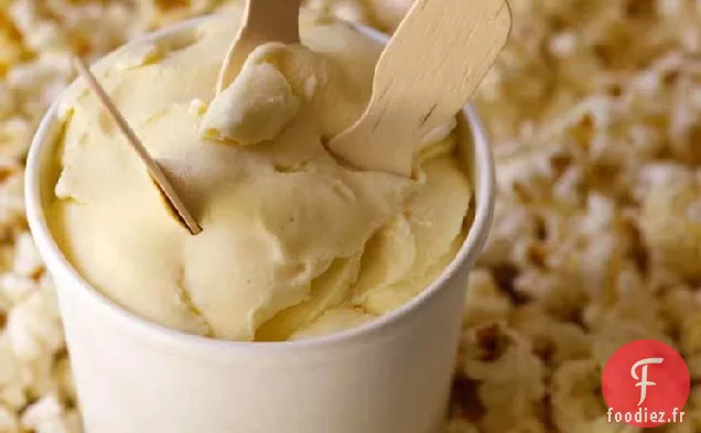 Recette de Gelato au Pop-Corn Beurré
